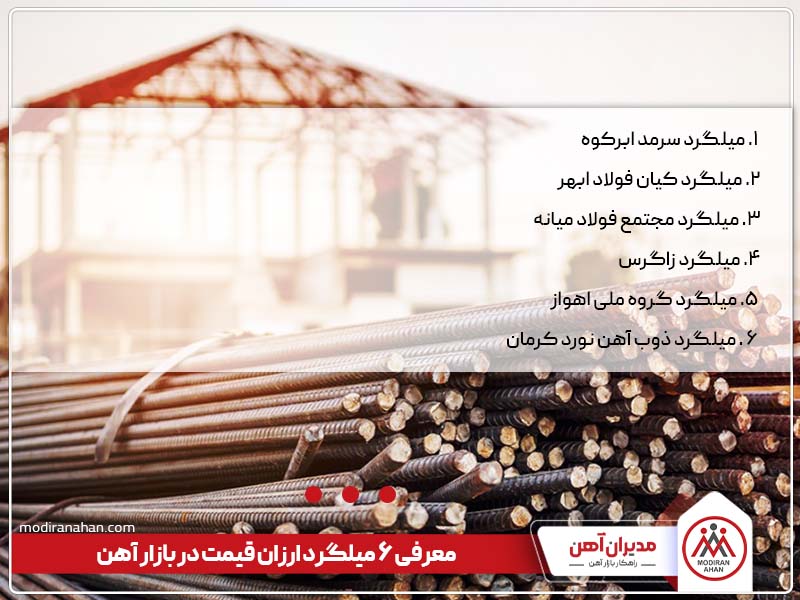 معرفی 6 میلگرد ارزان قیمت معرفی 6 میلگرد ارزان قیمت