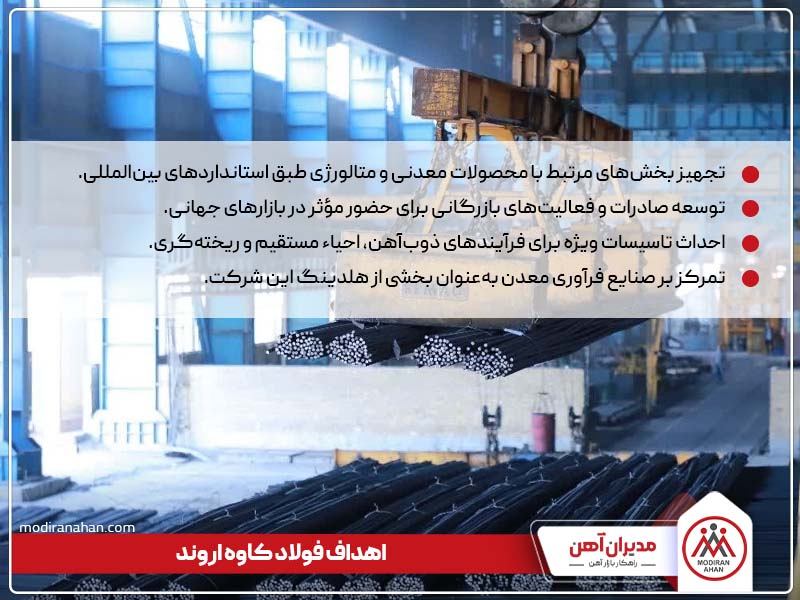 اهداف کارخانه فولاد اروند اهداف کارخانه فولاد اروند