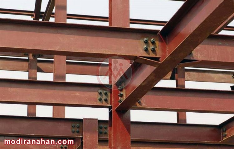 اتصال تیر به ستون بوسیله نبشی اتصال تیر به ستون بوسیله نبشی